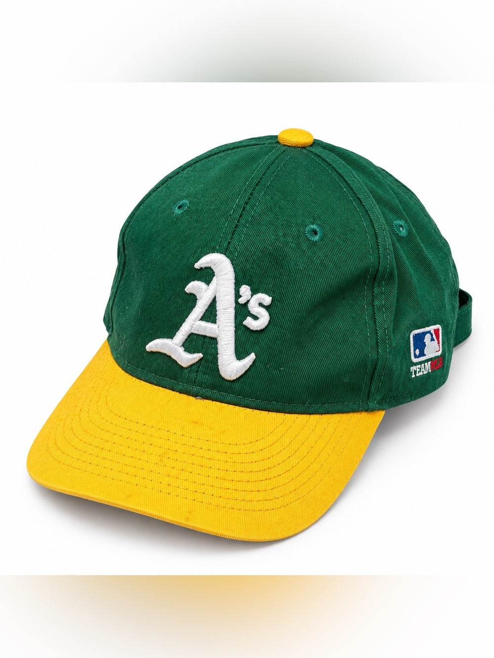 Oakland A’s OC Sports Youth Adjustable Hat – Green/Yellow